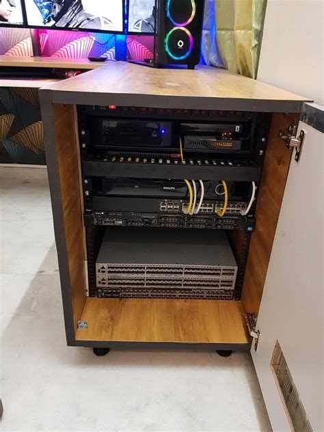 server rack under desk